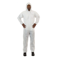 Enviroguard 2225-L Hooded Coverall | Microporous Film | Bound Seams | Storm Flap | White | Large