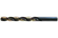 Drillco 400N104 Heavy Duty Jobber Drill Bit | Nitro Series | 1/16" Drill Size | Black and Gold | Pack of 6