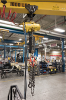 Ingersoll Rand ML500K-3HA40-C12U MLK Series Air Chain Hoist | 1/2 Ton Capacity | 15 ft Lift | 20 ft Drop | Steel Snap Hook | 2 Motor Pendent Control