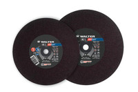 Walter Surface Technologies 10B143 RIPCUT Cut-Off Wheel | Type 1 | 14" Diameter | 1/8" Thickness | 1" Arbor Hole | A-24 Grade | Sold by Box of 10
