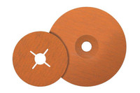 Walter Surface Technologies 15X455B COOLCUT XX Sanding Disc | 7/8" Arbor Hole | 4-1/2" Diameter | Ceramic 50 Grit | Sold by Box of 50