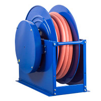 Coxreels SLPL-725 Single Hose Spring Rewind Hose Reel | SP Series | 1-1/4" Hose Diameter | 25' Hose Length | 250 Max PSI | Less Hose