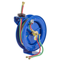 Coxreels EZ-P-W-125 Dual Hose Spring Rewind Hose Reel | EZ-P-W Series | 1/4" Hose Diameter | 25' Hose Length | 200 Max PSI