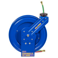 Coxreels EZ-P-WT-125 Dual Hose Spring Rewind Hose Reel | P-W Series | 1/4" Hose Diameter | 25' Hose Length | 200 Max PSI