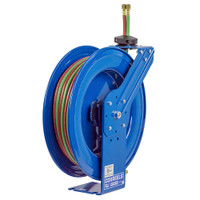 Coxreels SHWTL-N-175 Dual Hose Spring Rewind Hose Reel | SHW Series | 1/4" Hose Diameter | 75' Hose Length | 200 Max PSI | Less Hose