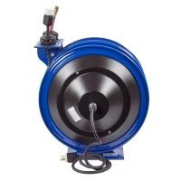 Coxreels C-L350-5016-H Dual Purpose Electric/Air Spring Rewind Reel | C Series | 3/8" Hose Diameter | 50' Hose Length | 300 Max PSI