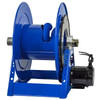 Coxreels 1185-2020-A #4 Gast Air Motor Rewind Hose Reel | 1185 Series | 1-1/2" Hose Diameter | 70' Hose Length | 1500 Max PSI | Less Hose