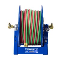Coxreels 1275WT-3-250-C Dual Hose Hand Crank Welding Reel | 1275W Series | 3/8" Hose Diameter | 250' Hose Length | 200 Max PSI