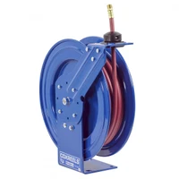 Coxreels P-LPL-430-AL Spring Rewind Hose Reel | Alumi-Pro Series | 1/2" Hose Diameter | 30' Hose Length | 300 Max PSI | Less Hose
