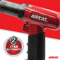 Aircat Pneumatic Tools 5250-A-T Super Duty Air Hammer | 0.401" Shank | 2500 BPM | 3 Piston Stroke | Quick Change
