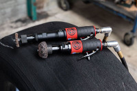 Chicago Pneumatic Heavy-Duty Low-Speed Air Tire Buffer | CP873C-HD | 3500 RPM | 7/16" Hex Quick-Change Chuck