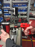 Chicago Pneumatic Direct Drive Pistol Air Screwdriver | CP2810 | 2400 RPM | 3.3 (ft-lbs) Max Torque | 1/4" Hex Drive