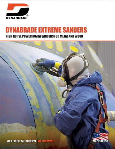 Dynabrade Extreme Sanders | High Horse Power RO/DA Sanders For Metal and Wood