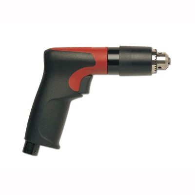 Desoutter DR350-P4500-C8 Pistol Grip Pneumatic Drill | 0.5 HP | 4,500 RPM | 23.9 in.-lbs. | Key Chuck
