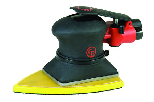 Chicago Pneumatic CP7267CVE Jitterbug Delta Sander | 0.3 HP | 10,000 RPM | 3-7/8"-5-5/8" Pad | 3/32" Orbit | Central Vacuum