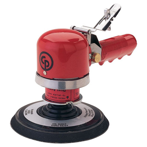 Chicago Pneumatic CP870 6" Orbital Sander | 1/4" Air Inlet | 5/8" - 24 UNF Thread | 10,000 RPM