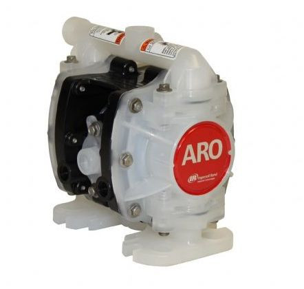 ARO PD01P-HPS-PAA-A Compact Diaphragm Pump | 1/4" Non-Metallic | 5.3 Maximum GPM | Santoprene Ball Material