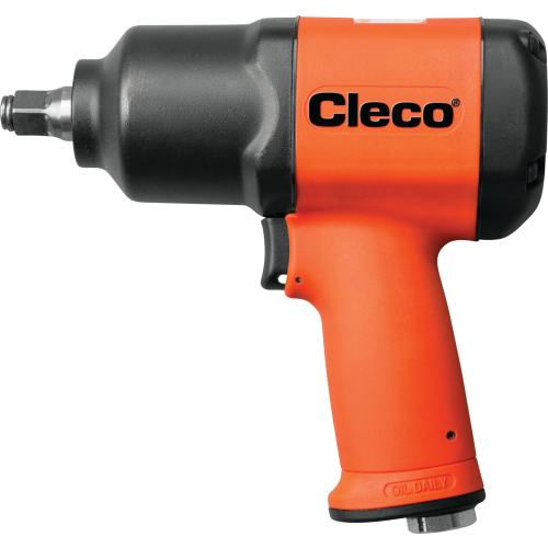 Cleco CV-750P Pneumatic Impact Wrench | CV Composite Series | 5,500 RPM | 1,000 BPM | 3/4" Drive | 1300 (ft-lbs) Max Torque