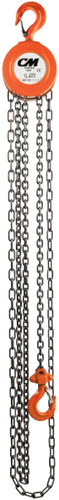 CM 2263A Series 622 Hand Chain Hoist | Single Reeved | 30' Standard Lift | 1/2 Ton Rated Capacity