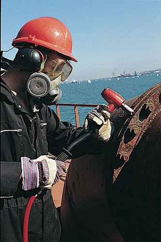 Chicago Pneumatic B14A Single Head Piston Scaler | 2,800 BPM | 1.06" Bore | 1.04" Stroke