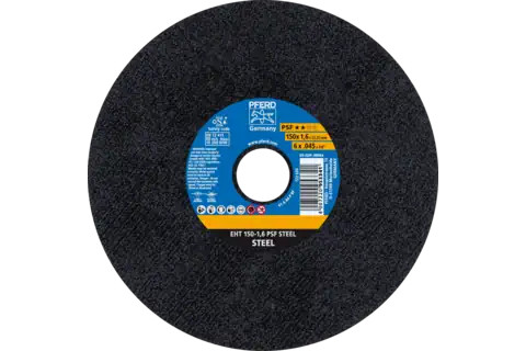 Pferd 69964 PSF STEEL Type 1 Cut-Off Wheel | 6" Diameter | 7/8" Arbor Hole | 0.045" Thickness | Sold by Box of 25