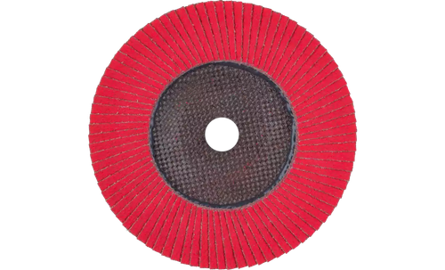 Pferd 62639 Polifan Flap Disc | 5/8-11" Arbor Hole | 7" Diameter | Ceramic Oxide 40 Grit | Type 27 | Sold by Box of 10