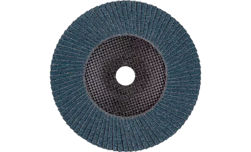 Pferd 62187 Polifan Flap Disc | 7/8" Arbor Hole | 7" Diameter | Zirconia Alumina 36 Grit | Type 27 | Sold by Box of 10