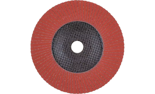 Pferd 62371 Polifan Flap Disc | 7" Diameter | 7/8" Arbor Hole | Aluminum Oxide 80 Grit | Type 27 | Sold by Box of 10