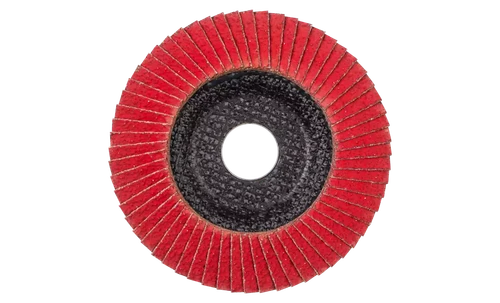 Pferd 61088 Polifan Flap Disc | 5/8-11" Arbor Hole | 4-1/2" Diameter | Ceramic Oxide 36 Grit | Type 29 | Sold by Box of 10