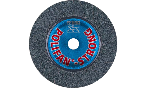 PFERD 62975 Polifan Flap Disc | 7/8" Arbor Hole | 7" Diameter | Aluminum Oxide 36 Grit | Conical | Sold by Box of 10