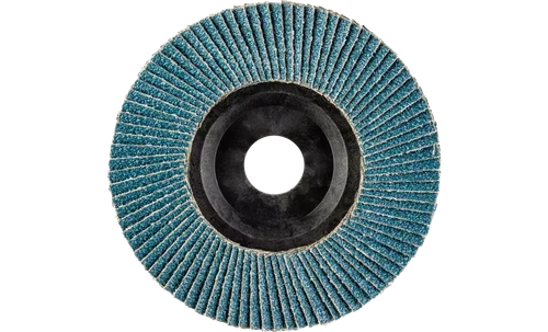 Pferd 68165 Polifan Flap Disc | 5/8-11" Arbor Hole | 5" Diameter | Zirconia Alumina 60 Grit | Type 27 | Sold by Box of 10