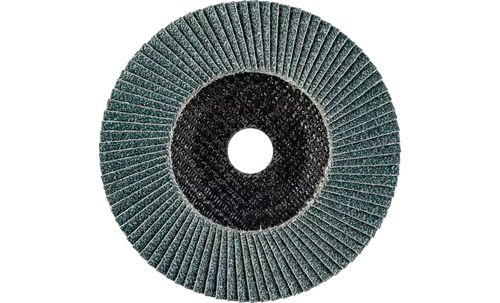 Pferd 63052 Polifan Flap Disc | 7/8" Arbor Hole | 6" Diameter | Zirconia Alumina 60 Grit | Type 27 | Sold by Box of 10