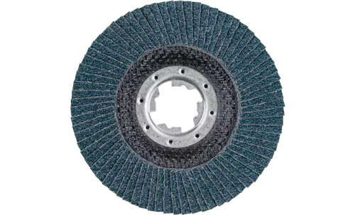Pferd 60493 Polifan Flap Disc | 5/8-11" Arbor Hole | 5" Diameter | Zirconia Alumina 40 Grit | Type 27 | Sold by Box of 10