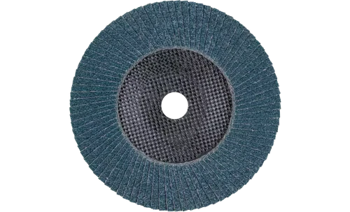 Pferd 60509 Polifan Flap Disc | 5/8-11" Arbor Hole | 7" Diameter | Zirconia Alumina 60 Grit | Type 27 | Sold by Box of 10