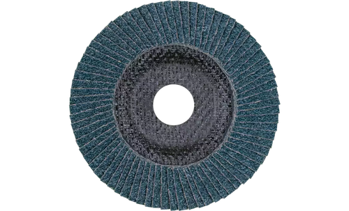 Pferd 60469 Polifan Flap Disc | 7/8" Arbor Hole | 5" Diameter | Zirconia Alumina 120 Grit | Type 27 | Sold by Box of 10