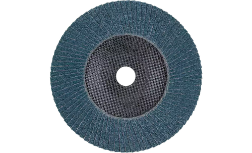 Pferd 60481 Polifan Flap Disc | 7/8" Arbor Hole | 7" Diameter | Zirconia Alumina 60 Grit | Type 27 | Sold by Box of 10