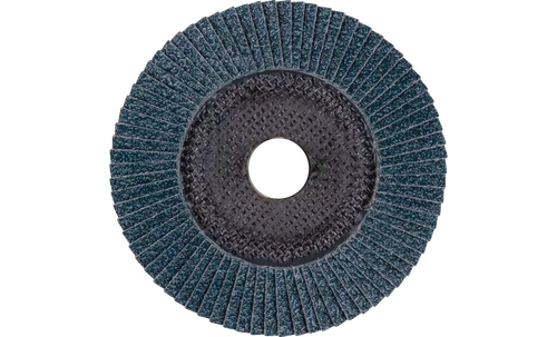 Pferd 63038 Polifan Flap Disc | 5/8-11" Arbor Hole | 5" Diameter | Zirconia Alumina 120 Grit | Type 29 | Sold by Box of 10
