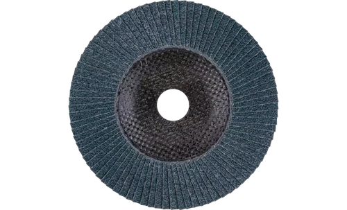 Pferd 63077 Polifan Flap Disc | 5/8-11" Arbor Hole | 6" Diameter | Zirconia Alumina 60 Grit | Type 29 | Sold by Box of 10
