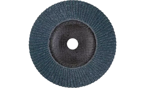 Pferd 62084 Polifan Flap Disc | 5/8-11" Arbor Hole | 7" Diameter | Zirconia Alumina 120 Grit | Type 29 | Sold by Box of 10
