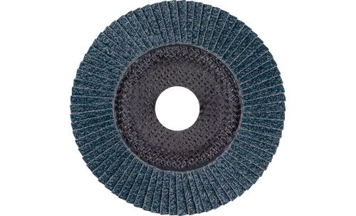 Pferd 60628 Polifan Flap Disc | 7/8" Arbor Hole | 4-1/2" Diameter | Zirconia Alumina 60 Grit | Type 29 | Sold by Box of 10