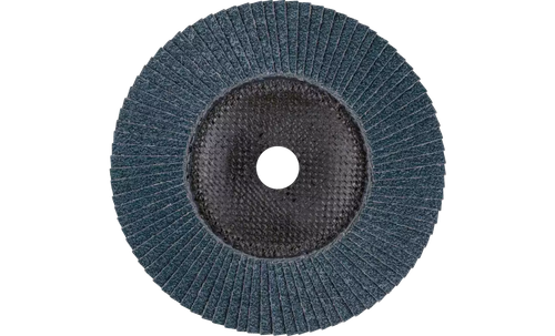 Pferd 60649 Polifan Flap Disc | 7/8" Arbor Hole | 7" Diameter | Zirconia Alumina 60 Grit | Type 29 | Sold by Box of 10