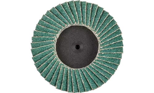 Pferd 42930 Mini Polifan Flap Disc | 3" Diameter | Zirconia Alumina 40 Grit | Type CDR | Sold by Box of 10
