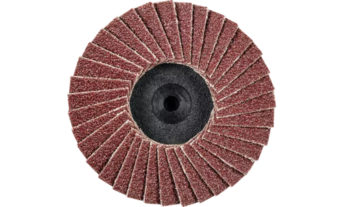 Pferd 42913 Mini Polifan Flap Disc | Arbor Hole | 2" Diameter | Aluminum Oxide 60 Grit | Type  CDR | Sold by Box of 10