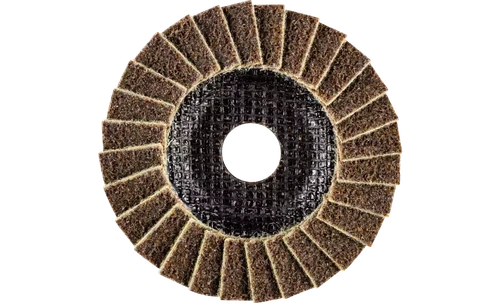 Pferd 43273 Polivlies Flap Disc | 4-1/2" Diameter | 7/8" Arbor Hole | Aluminum Oxide 100 Grit | Sold by Box of 5