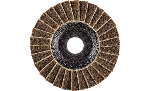 Pferd 43276 Polivlies Flap Disc | 5" Diameter | 7/8" Arbor Hole | Aluminum Oxide 100 Grit | Sold by Box of 5