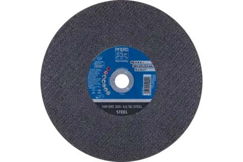 Pferd 64015 SG STEEL Type 1 Cut-Off Wheel | 12" Diameter | 1" Arbor Hole | 1/8" Thickness | Sold by Box of 20