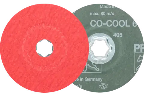 Pferd 40728 COMBICLICK Fibre Disc | 4-1/2" Diameter | 13300 RPM | Ceramic Oxide 60 Grit | Sold by Box of 25