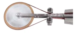 Dynabrade Dynafile Contact Arm Assembly | 11254 | 4-3/4" D x 1/2" W | Big Wheel Arm