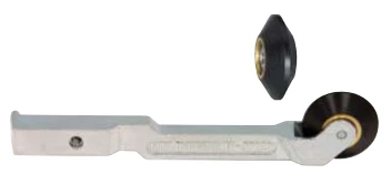 Dynabrade Mini-Dynafile II Contact Arm Assembly | 15029 | 1" D x 3/8" W | Tapered Rubber Wheel