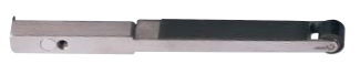 Dynabrade Mini-Dynafile II Contact Arm Assembly | 15031 | 7/16" D x 3/8" W | Rubber Wheel | 1/2" W Platen